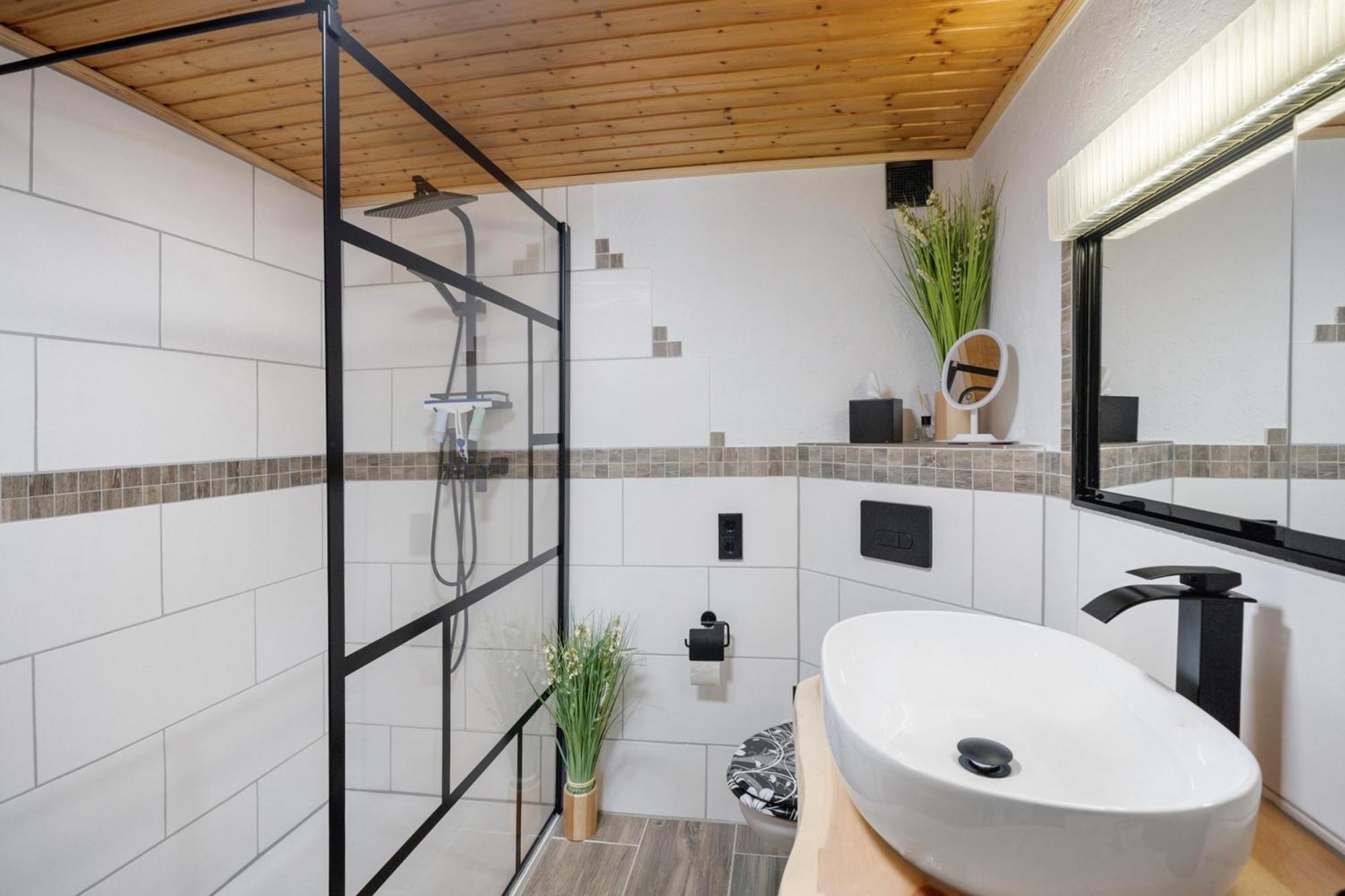 Ferienwohnung Steinbuehlschloessle Schönwalde Esterno foto